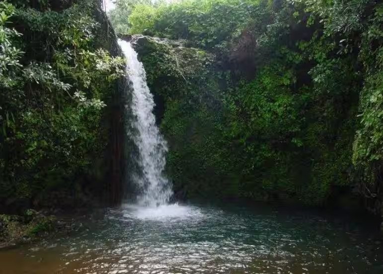 Apsarakonda Beach and waterfall near Honnavar